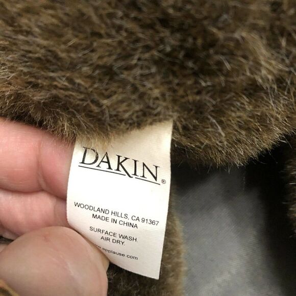 Vintage Dakin Brown Rabbit Plush Weighted Paws - Picture 4 of 5